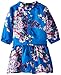 Pippa & Julie Girls' Floral Print Shirtdress