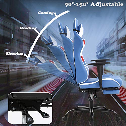 2 Ergonomic+High+Back+Executive+Leather+Computer