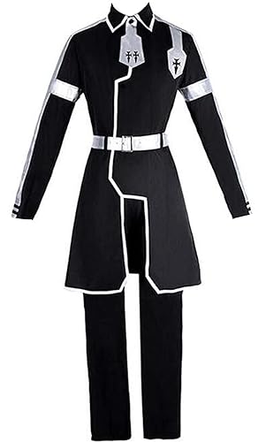 Poetic Walk Alicization 3th Cosplay Kirito Cosplay Costume Kazuto Kirigaya  Outfit (Mens-S, Black) in Oman Whizz Costumes