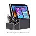 MobileVision Executive Caddy Add-On for Faux Leather Charging Station Organizers; Compartment and Cubby Space fits pens, Keys, and Other Small Stationary Items