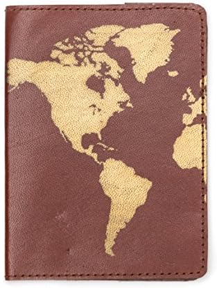 Matr Boomie Globetrotter Passport Cover Men's Wallet, Brown