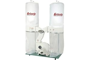 Grizzly Industrial G1030Z2P - 3 HP Dust Collector with Aluminum Impeller