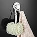 SANNO Suction Cup Hook Holder Shower Hook Super Power Vacumn Suction Bath Hook for Towel Robe Bathroom Kitchen Shower Bath Rustproof Stainless Steel,Set of 3