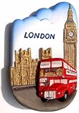 Double-decker Bus / Big Ben. London. United Kingdom, Souvenir Thailand 3d High Quality Resin TOY Fridge Magnet