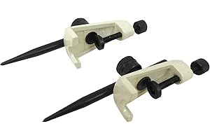 BLUEFOX TOOLS Blue Fox Tools Large Adjustable Trammel Head Set Beam Compass with Pencil Holders and Hardened Points| Includes 2 Trammel Heads & 2 Small Divider Points| Precision Marking for Woodworking