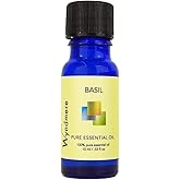 Wyndmere Basil Essential Oil - 100% Pure for Aromatherapy - Made in USA - 10ml