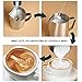 Milk Frother Wand Handheld Electric Whisk Battery Operated Foam Maker Portable Blender Mixer Foamer for Cappuccino Macchiato Coffee Frappe Latte Matcha Hot Chocolate, 2 Whisks Cleaning Brush and Stand