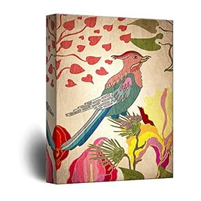 Vintage Style Brid on Flower Branch
