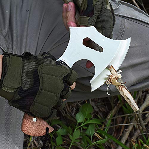 NedFoss Hatchet with Sheath, 9 inch Full Tang Small Axes and Hatchets