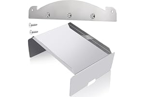 Hiorucet Heat Deflector Modification & BCA012 Heat Baffle Diffuser, Air Gap Mod Temp Probe Shield Heat Diffuser Plate for Pro Series, BCA012 Flame Tamer for Traeger Pro Series 34/22.