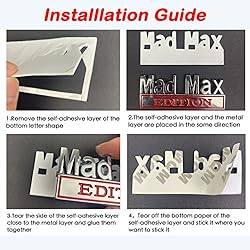 KEEGTBOX Universal Metal Mad Max Edition Emblem for
