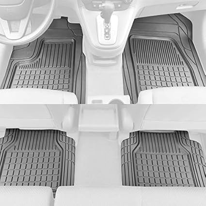 Amazon Com Bdk Solid Pro Rubber Car Floor Mats Performance Plus