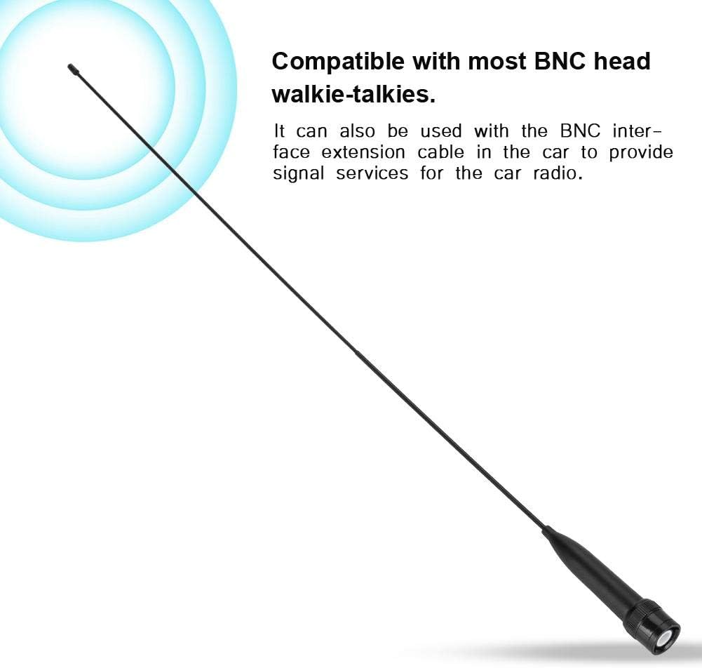 Bewinner BNC Radio Antenna, BNC Connector BNC Head Soft Antenna 10W UV Dual Band Walkie Talkie 144/430MHz Two Way Radio Soft Antenna - Image 5