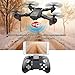 RC Foldable Drone with Wide Angle Camera, ARRIS WiFi FPV 2.4G Quadcopter with 720P 2MP HD Camera Altitude Hold Mode Headless APP Control Pocket RTF Drone