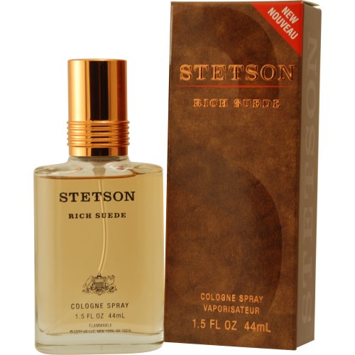Stetson Rich Suede by Coty Cologne Spray for Men, 1.50-Ounce
