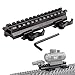 Tactical Picatinny Riser Mount Rails Dual 90 and 45 Degree Quick Release Detach 13-Slot Medium Profile for Red Dot Scope Optics