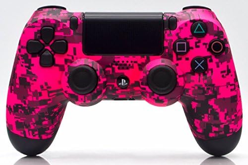 Sony PS4 DualShock 4 PlayStation 4 Wireless Controller - Custom Pink Digital Camo Design Un-Modded