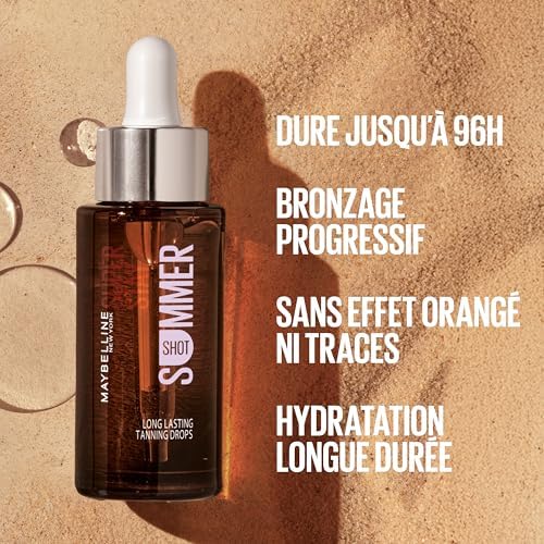 New York Summer Shot Gouttes Bronzantes Hâle Modulable 30ml