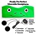 CozyPhones Over The Ear Headband Headphones - Kids Headphones Volume Limited with Thin Speakers & Super Soft Fleece Headband - Green Frog
