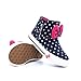 Alexis Leroy Kids' Shoes Girls' High-top Zipper Canvas Shoes
