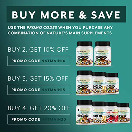 NM Nature's Main Sleep Aids for Adults Extra Strength with Melatonin, L