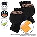 Unisex Women's & Men's USB Heated Gloves Mitten Winter Hands Warm Laptop Gloves,Yinuoday Full & Half Heated Fingerless Heating Knitting Hands Warmer Washable Design (Men Black)