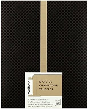 Marc de Champagne Truffles Waitrose 200g - Pack of 6