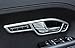 HIGH FLYING (Left Hand Side Driving) ABS Matte Door Inner Handle Bowls Cover Trim Frame 4pcs For Range Rover Evoque 2011-2015