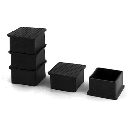 Cestval Square Chair Leg Caps Plastic Furniture Feet Covers Chair