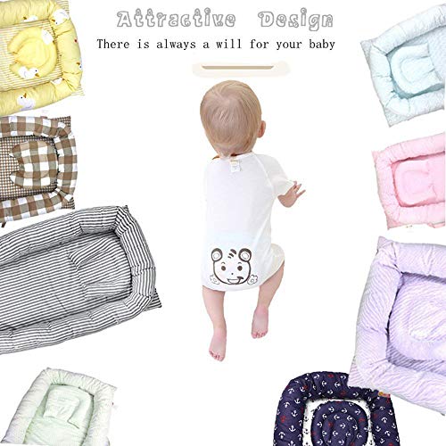 Abreeze Baby for Bed Baby Nest SleeperGrey Striped Baby