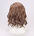 Man's Short Curly Brown Cosplay Wig for Movie