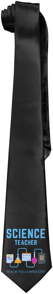 Funny Chemistry Science Teacher Men's Polyester Silk Wide Ties/Necktie/Necktie Skinny Tie Neckwear
