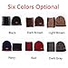 Yvechus 3 in 1 Winter Beanie Hat Scarf and Gloves Set Warm Knit Hat Thick Fleece Lined for Women (In Vogue Wine Red)