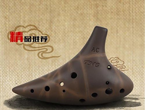 Masterpiece TNG 12 Hole Alto C Zelda Purple Clay Zisha Ocarina, Tutor Grade