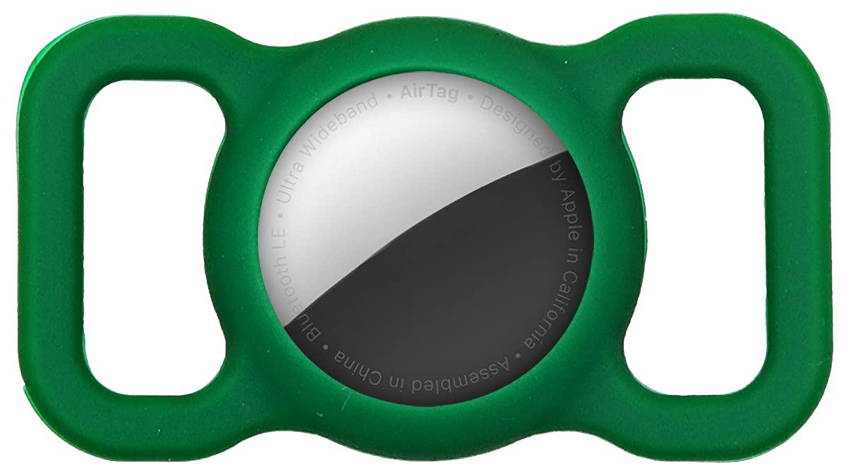 Sichy Pet Silicone Protective Case for Apple Airtag GPS Finder Dog Cat Collar Loop, Pet Loop Holder for Air_tag, for Apple Locator Tracker Anti-Lost Device