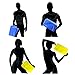 Alalimini Beach Bag Tote Waterproof Summer Large Handbags Shoes Bags Portable Travel Bags Easy to Care Clean for swimming pools,beach,gym room (yellow)