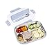 Homespon Lunch Box Insulated Lunch Bag Container Bag Spoon and Chopsticks Set For Office School Camping Snack Food Storage Boxes,flat