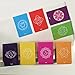Chakra Magnetic Bookmarks (8 Pieces) with Mini Guide for Women and Men, for Book Pages or Journals