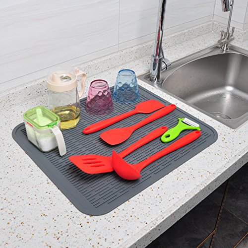 Extra Large Silicone Trivet Heat Resistant Mat 18'' x 16'' Set of 2