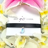 Choker Necklace - Classic Gothic Lace Leather With Swarovski Pendant Perfect Gift For Women Girl Teenagers - Black - Moon - Heart - Triangle