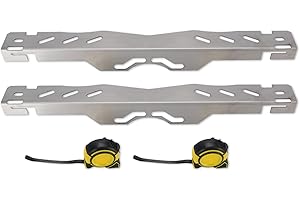 Wheel Alignment Tool, Stainless Steel Wheel Alignment Tool Plate, Toe Alignment Tool with 2 Tape Measures for Vehicles Tire R