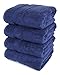 SALBAKOS - Premium 4 Piece Bath Towel Set, Made with 100% Turkish Cotton, Quick Drying, Highly Absorbent & Comfy Towels for Spa & Hotel | 27