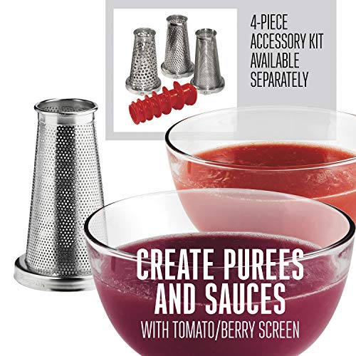 Weston Food Strainer and Sauce Maker for Tomato, Fresh Fruits and