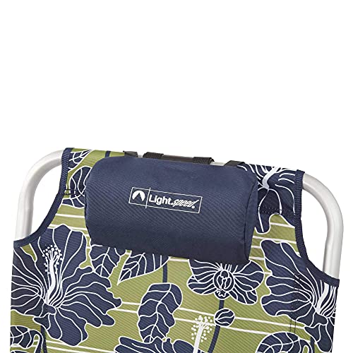 Lightspeed Outdoors Reclining Beach Chair Lightweight Folding Chair