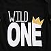 ONE'S Baby Boys Girls Wild One First Birthday Bodysuit Romper Outfits (100(12-18 Months))