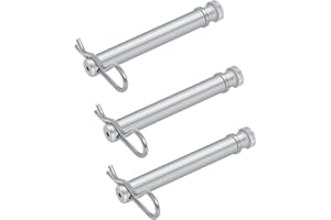 SWESS TS35010 Stainless Steel Trailer Hitch Pin and Clip for B&W 2" & 2.5" Receiver Trailer Hitches Tow & Stow Replacement Pins-3 Pack
