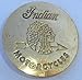 Brass Indian Replica Motorcycles Biker Badge Pin
