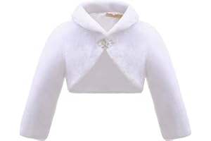 Gum & Berries Girls Bolero Bridesmaid Tippet Wrap Stole Shrug Kids 3-13 Years - Long Sleeve