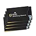 15 RFID Blocking Sleeves (12 Credit Card Holders & 3 Passport Protectors)- Ultimate Premium Identity Theft Protection Sleeve- Perfectly Fits Wallet/Purse