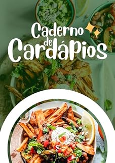 Livro Caderno de Cardápios para Bebês